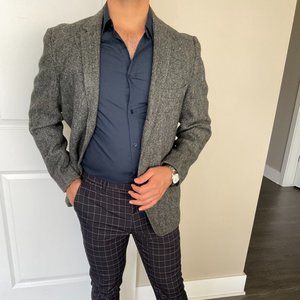 Harris Tweed Wool Sport Coat Sz 42